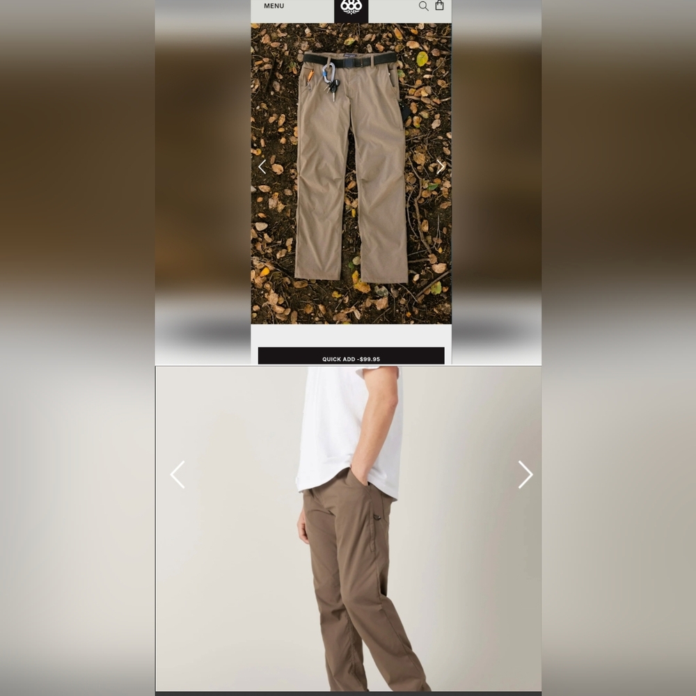 Men's Tan Pants